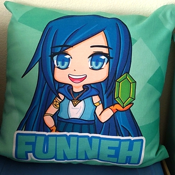 It's Funneh Anime Funneh and the Krew Pillow Cover Approx 17x17 - Picture 1 of 4